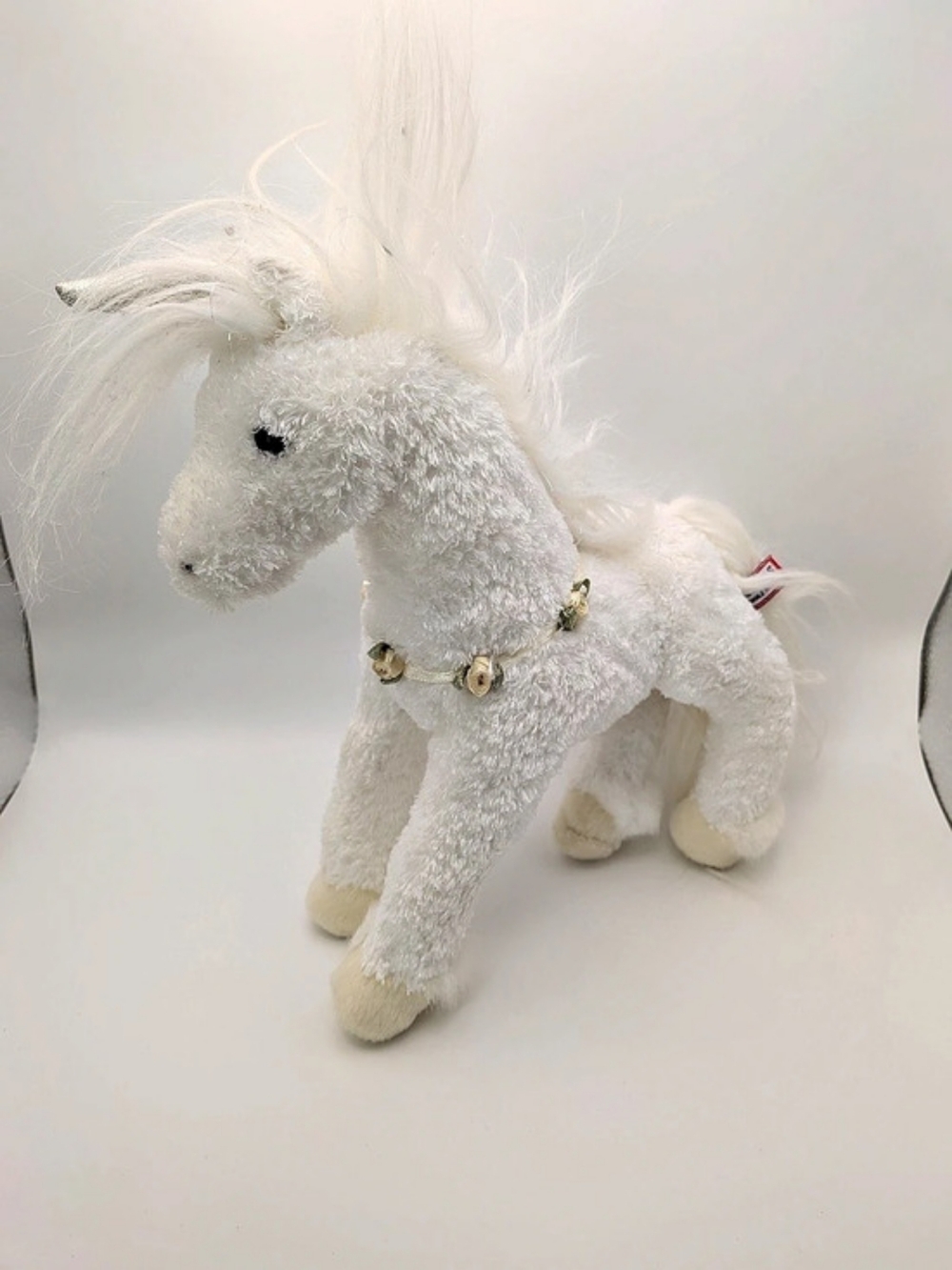 Aurora White Unicorn Plush Decor